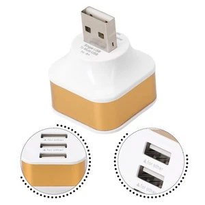 Adaptateur concentrateur concentrateur de fentes USB 3 ports multifonctionnel av - Photo 1 sur 36