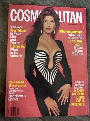 COSMOPOLITAN MAGAZINE 1994 FEBRUARY  - STEPHANIE SEYMOUR - FRONT COVER - FASHION Foto 1 de 3