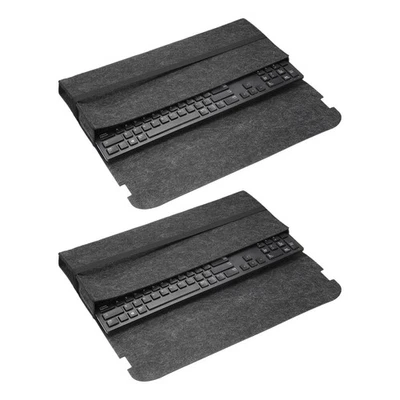 2Pcs 47 x 18 cm 108 Keys Keyboard Case for Mechanical Keyboard, Dark Gray - Image 1 of 4