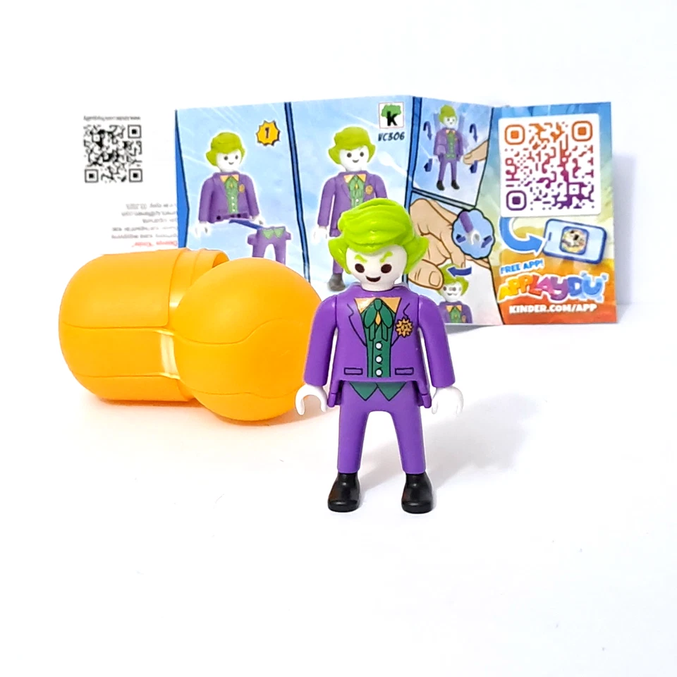 JOKER - KINDER SORPRESA MAXI - PLAYMOBIL - DC COMIX [VB] - Immagine 1 di 1