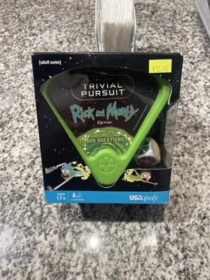 Rick and Morty Trivial Pursuit Card Game 600 Questions, Cartoon Network Edition - Image 1 of 4