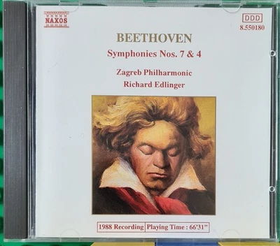 Beethoven - Symphonies Nos. 7 & 4 - Zagreb Philharmonic - Naxos CD - Bild 1 von 3
