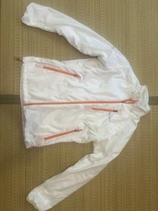 Marmot Women’s Lightweight Soft Shell Full Zip Jacket Size S, White And Orange - Picture 1 of 5