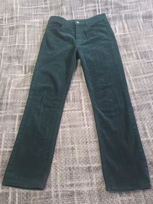 Pantalones Club Monaco para mujer The High Rise ajustados verde bosque pana talla 27 Foto 1 de 4