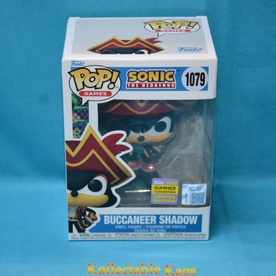 Sonic - Buccaneer Shadow SDCC 2025 Exclusive Pop! Vinyl Figure (RS) #1079 - Image 1 of 2
