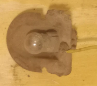 Conjunto de luces de matrícula Ford F3 1950 vintage original Foto 1 de 2