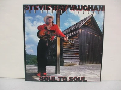 Stevie Ray Vaughan Soul to Soul FE 40036 Record Foto 1 de 4