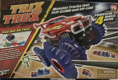 New TRIX TRUX Monster Truck, That Flip, Climb & Zip Line Powerful 4 Wheel Drive - Image 1 of 2