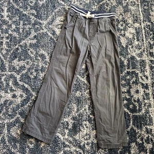 Boy Pull On Pants Gray Carter’s Size 8 Elastic Waist Flat Front - Picture 1 of 5