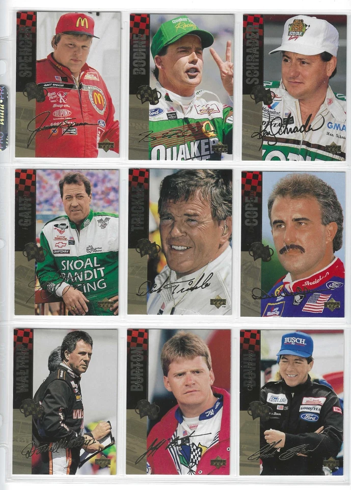 *1995 Upper Deck Series 1 GOLD SIGNATURE #26 Jeff Burton-ONE CARD ONLY!* - Image 1 of 4