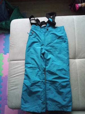 Matschhose Gefüttert Gr. 110/116 Mit Träger Türkis - Bild 1 von 2