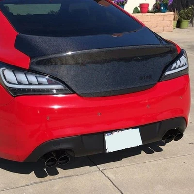 Carbon Fiber Duckbill Trunk Boot Replace for Hyundai Genesis Coupe 2010-2016 — 第 1/4 张图片