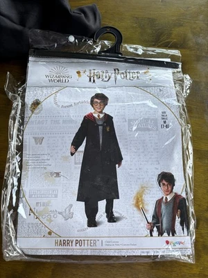 Disfraz de Halloween de Harry Potter Med7-8 para niños con gafas y 20+ tatuajes de cicatrices Foto 1 de 4