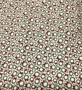6 yds Merry Minie by Connecting Threads colorful circles on White background USA - Picture 1 of 3