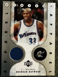 2006-07 Upper Deck Ovation Apparel Jersey Brendan Haywood #OA-BH Wizards - Picture 1 of 2
