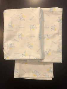 Baby SNOOPY Cot Set - Flat, Fitted & Pillowcase - Nursery Linen - Picture 1 of 4