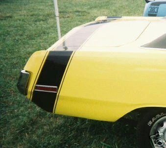 Kit de rayas traseras para Dodge Dart 1970 Mopar 70 negro brillante Foto 1 de 1