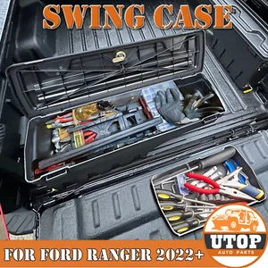 LEFT Lockable Storage Box Truck Bed Toolbox For Next Gen RA Ford Ranger 2022+ - Picture 1 of 10