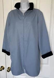 EILEEN FISHER Übergangsjacke Wolle gefüttert durchgehender Reißverschluss hoher Kragen Medium Top! - Bild 1 von 4
