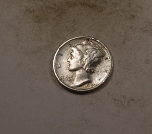 1925 Mercury Dime * XF/AU * 90% Silver * XD461 - Picture 1 of 2