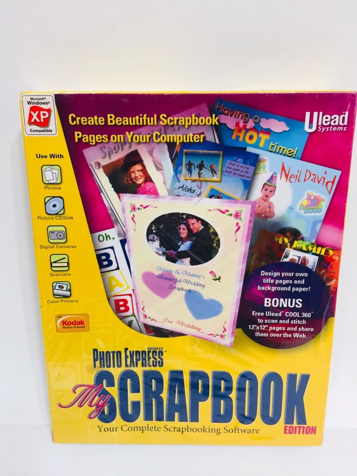 Sealed Ulead Systems Photo Express My Scrapbook Edition Complete Software  - Image 1 of 4