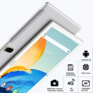 Temlicolo Android Tablet 10.1’ 64GB 4G LTE, 4GB Ram Open Box/New See Details - Picture 1 of 10