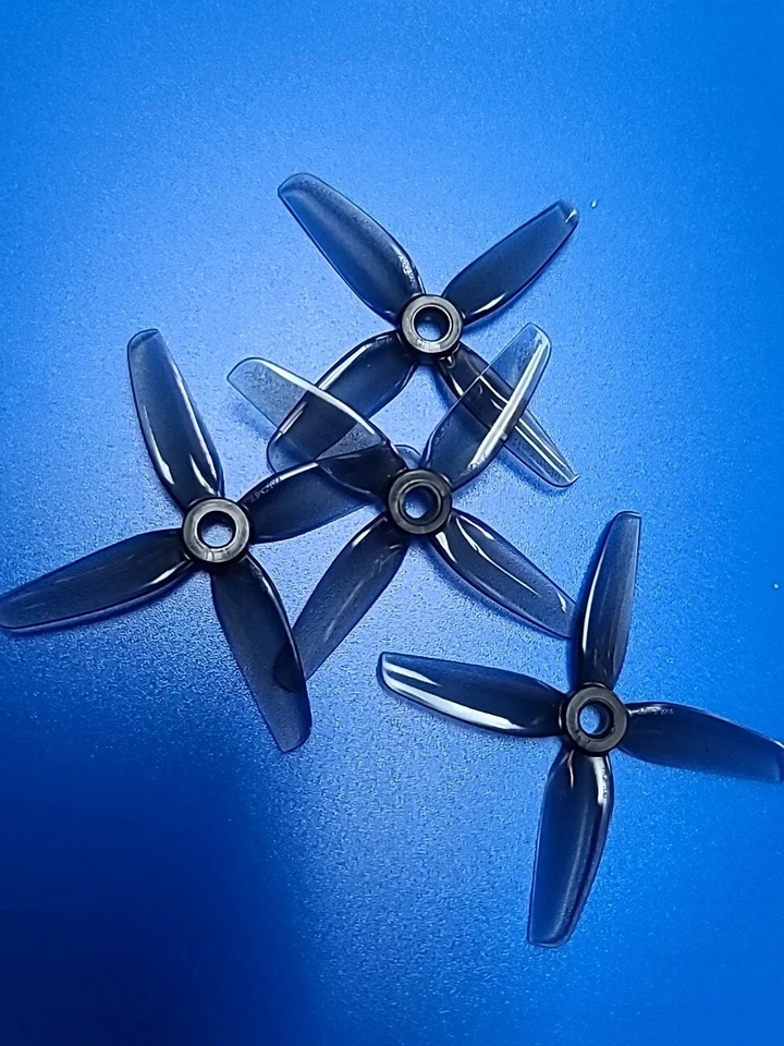 HQProp 2.9X2.9X4 Propellers (Light Grey / 2 X CW + 2 X CCW ) Set of 4 Propellers - Image 1 of 1