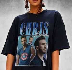Chris Evans Captain America T Shirt Best Tee Shirt Vintage Marvel Tee Shirt - Picture 1 of 3