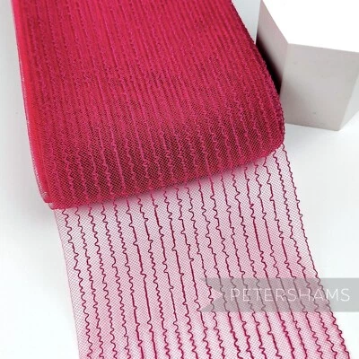 Threaded 15cm (6 inch) Wide Crinoline for Hats, Millinery & Fascinators - 1m - Image 1 of 2