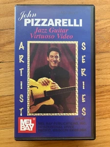 1998 JOHN PIZZARELLI JAZZ GUITAR VIRTUOSO VIDEO VHS instructional music mel bay - Picture 1 of 3