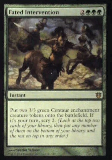 Fated Intervention - Born of the Gods: #121, Magic: The Gathering Nm R104 - Image 1 of 1