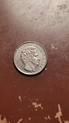 1842 K FF Denmark 3 Rigsbank Skilling Choice Uncirculated One Year Type     S003 - Image 1 of 2