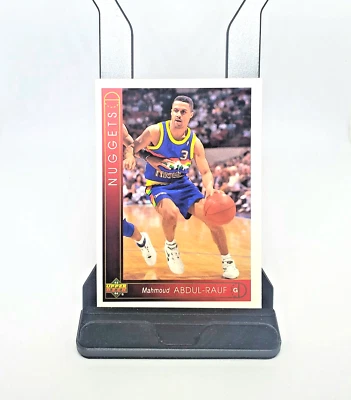 1993-94 Upper Deck Mahmoud Abdul-Rauf #44 Denver Nuggets - Image 1 of 4