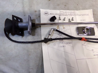 Radio Antenna, Front Fender Mount, 1966/68 Ford Galaxie, Mercury, NOS - Image 1 of 4