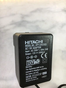 GENUINE HITACHI SWITCHING ADAPTER SPP1200240A i1155BLK UK PLUG #B142 - Picture 1 of 2