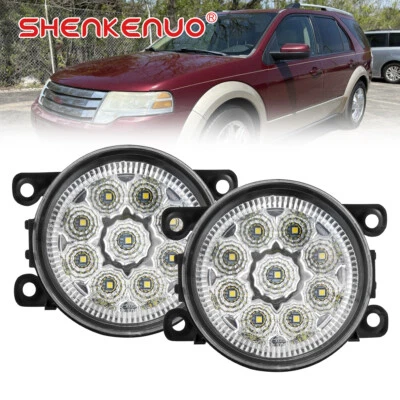 Parachoques delantero de conducción para Ford Taurus X 2008-2009 luz antiniebla lente transparente lámpara 2 piezas Foto 1 de 4