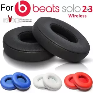 For Beats Dre Solo 2 Wired Wireless Ear Cushion Headset Headband Ear Pads - Picture 1 of 19
