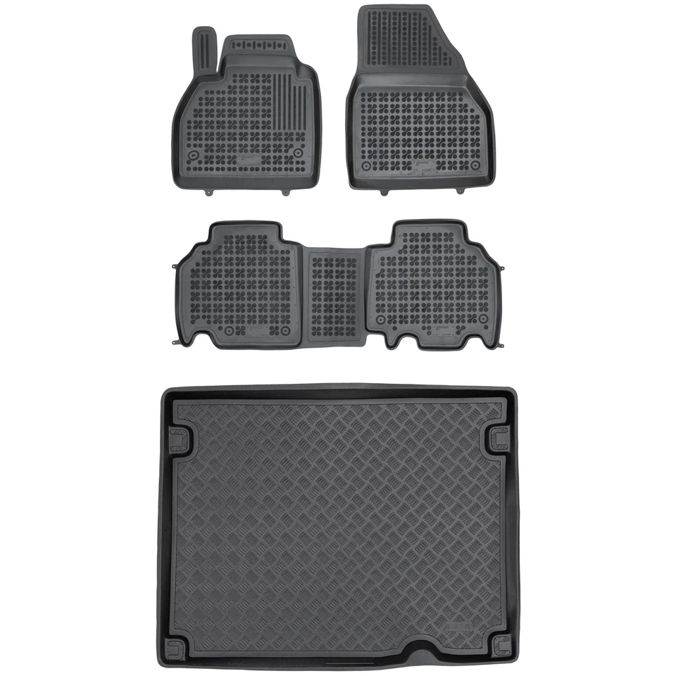RX19071344-1 Jeu de tapis de coffre en PE et de tapis de sol pour Renault KANGOO - Photo 1/4