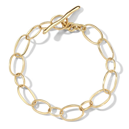 Ippolita 18K желтое золото Classico Scultura маленький браслет ссылка новый - Изображение 1 из 1