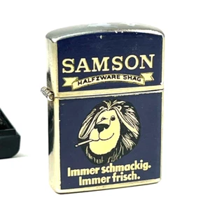 SAMSON HALFZWARE SHAG Type Zippo Metal Lighter Feuerzeug Made in Japan - Picture 1 of 4