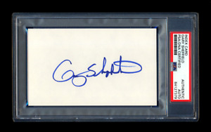 GARY SHEFFIELD SIGNED INDEX CARD MINT PSA/DNA AUTOGRAPHED YANKEES MARLINS WSC