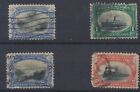Usa Stamps 1901 Pan American Exposition Sc 294 5 297 Sg 300 1303 Cv 44