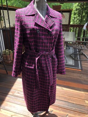 Mujer 3 Piezas Louis Feraud Paris Alta Costura Falda Blazer y Vestido Abrigo EE. UU. 8 FR 40 Foto 1 de 4