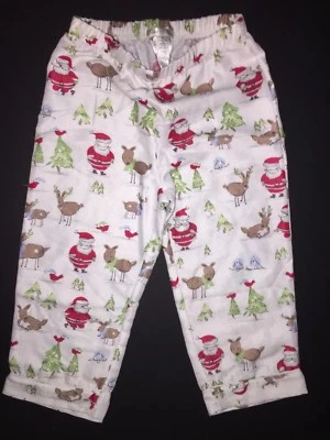 PANTALONES DE PIJAMA DE FRANELA DE INVIERNO PARA NIÑOS DE GRANERO DE CERÁMICA TALLA 4 NUEVOS NAVIDAD Foto 1 de 2