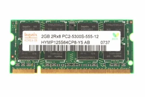 Hynix 2GB PC2-5300 2Rx8 DDR2 667Mhz 200Pin Memory RAM Laptop SO-DIMM 1.8V - Picture 1 of 4