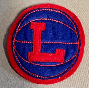 Vintage LOWELL HIGH SCHOOL, San Francisco BASKETBALL Felt Sew-On Sweater Patch - Picture 1 of 2