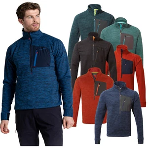 Craghoppers Hombres Tarbert Media Cremallera Chaqueta Polar Ligera Senderismo Caminar - Imagen 1 de 19