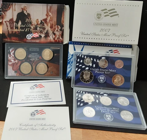 2007 U.S. PROOF SET - ORIGINAL BOX Cover