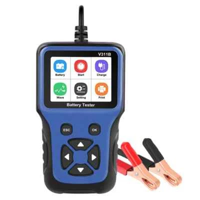 Probador de cargador de batería de automóvil automotriz 12V analizador detector de batería de automóvil Foto 1 de 4