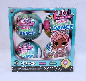 LOL Surprise! Dance, Dance, Dance 4 PACK - New for 2021 - Surprise Dance Dolls - Picture 1 of 8